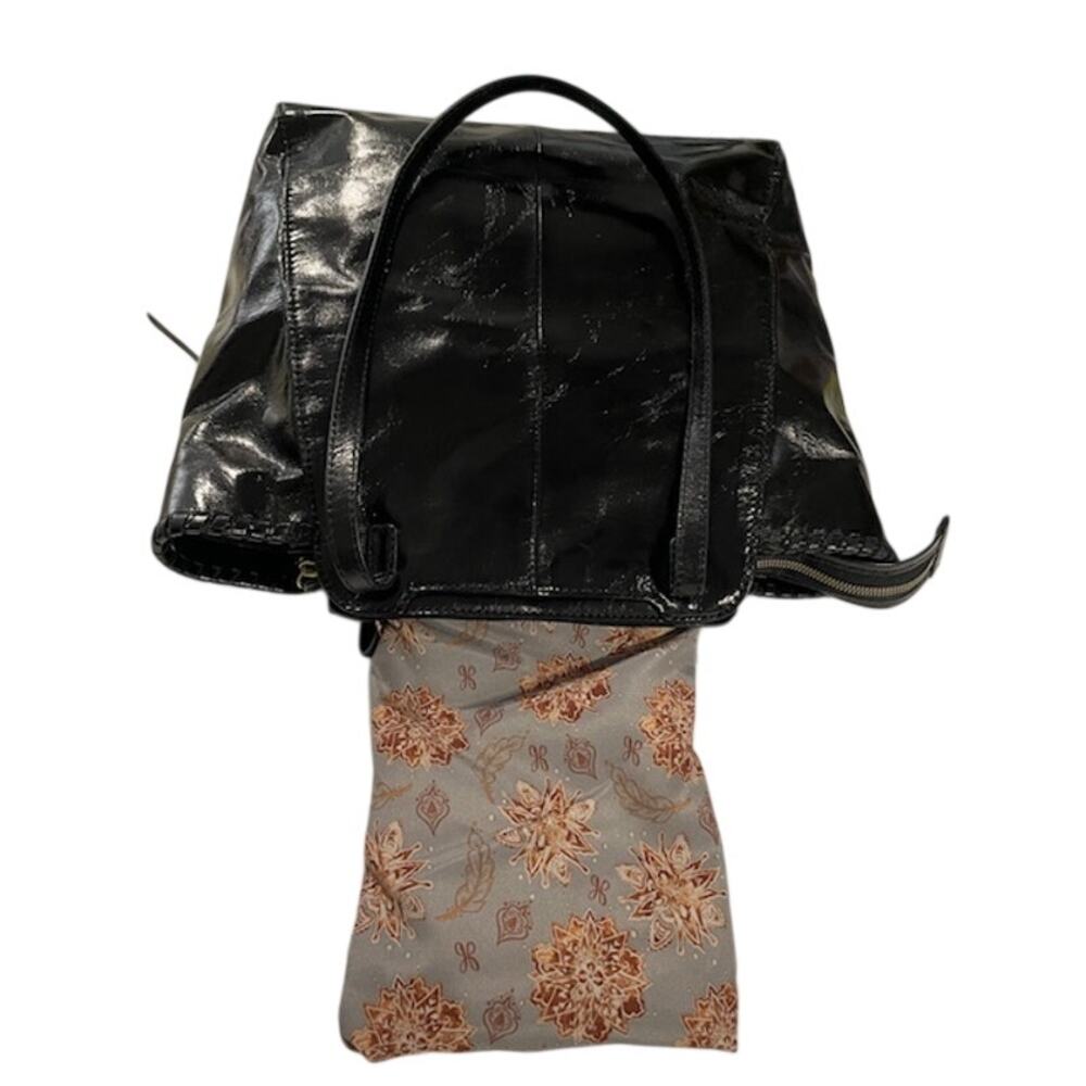 HOBO "Praise" leather tote bag in black. - Picture 6 of 15